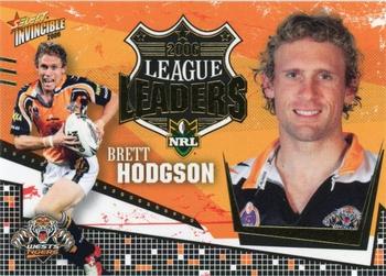 2006 Select Invincible - League Leaders #CC15 Brett Hodgson Front